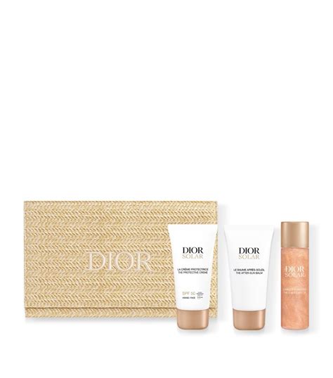 dior solar gift set with clutch|dior sun protection products.